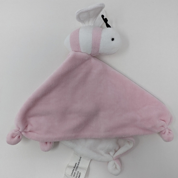 𝅺BURT'S Bees lovey Pink White Bee - Picture 1 of 4